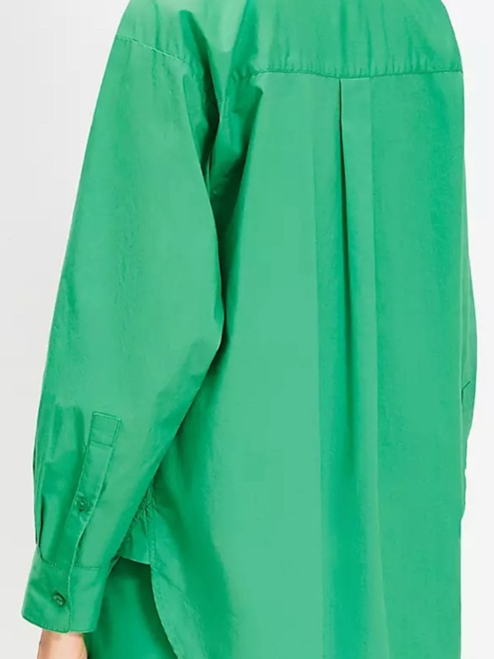 LOFT Green Button-Down Shirt